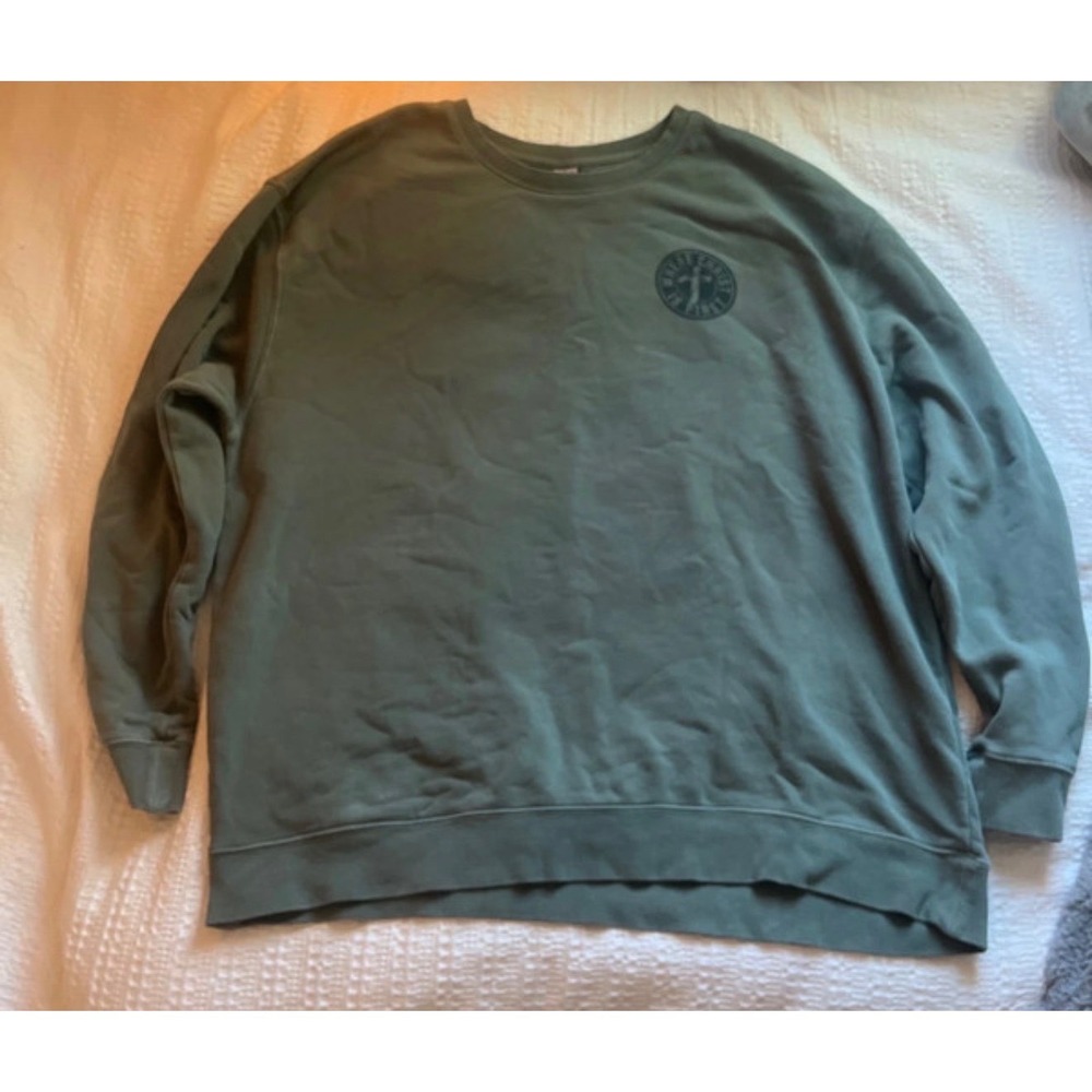 Independent Crew Neck Sweatshirt Size XXL Unisex The Woods Green‎ Church